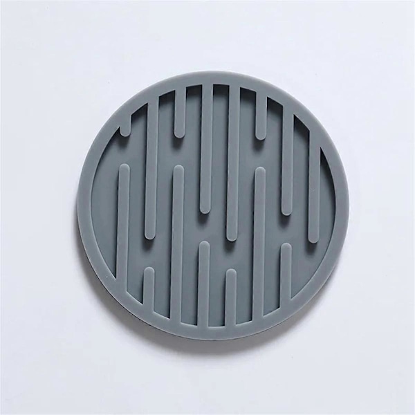20 stk. 10 cm silikonbrikker runde varmebestandige gummi tekoppmatte drikke kaffekrus drikkeholder pad dekor matte