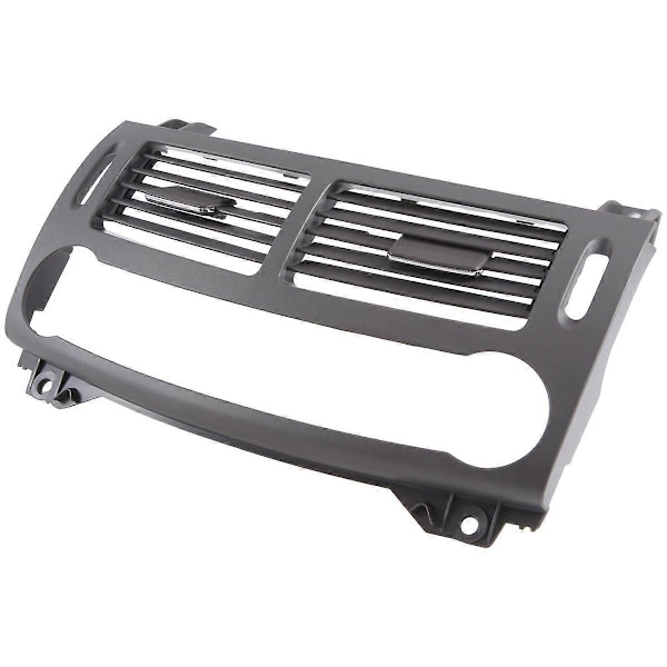 Front Central Aircondition Midterste AC Ventilationsudgang Panel Cover til E-Klasse W211 2003-2008 (Mørkegrå)