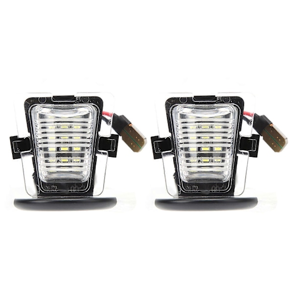 Par LED Skiltlys Nummerplateslys Passer Jeep Wrangler JK 2007-2018DC12V
