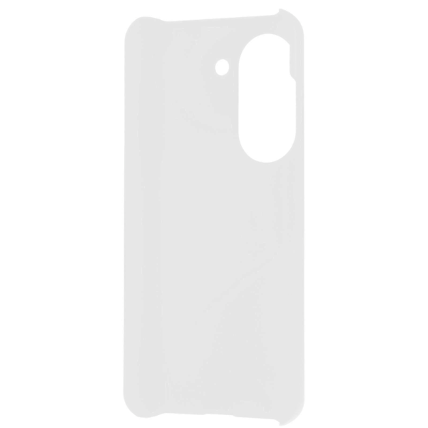För Asus Zenfone 9 5G Glansigt Gummerat Mobilskal Vardagsfodral Hårt PC Stötsäkert Skyddande Telefonskal White