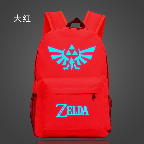 Anime Legend of Zelda Ryggsäck Skolväska Självlysande Studentryggsäck Style 8