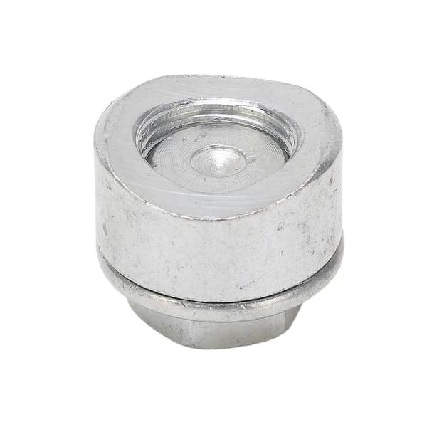 1 Par Syresensorsvetsmutter M18 X 1,5 mm Skårad Monteringsmutter med Förzinkad Plugg för Bil