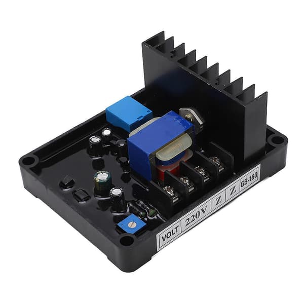 3-faset Automatisk Spændingsregulator Panel Lavhastighedsbeskyttelse AVR-modul til Børstet Generator 220V