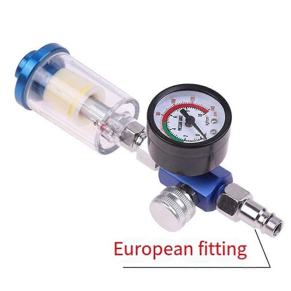 Pneumaattinen ilmansäädin mittari vesilukko suodatin työkalu EU-sovitin tarvikkeet