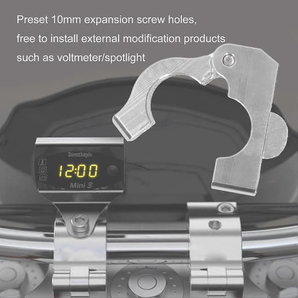 Motorsykkel Styrefeste Riser Vektblokk med Pakning for 22mm/28mm Variabel Diameter