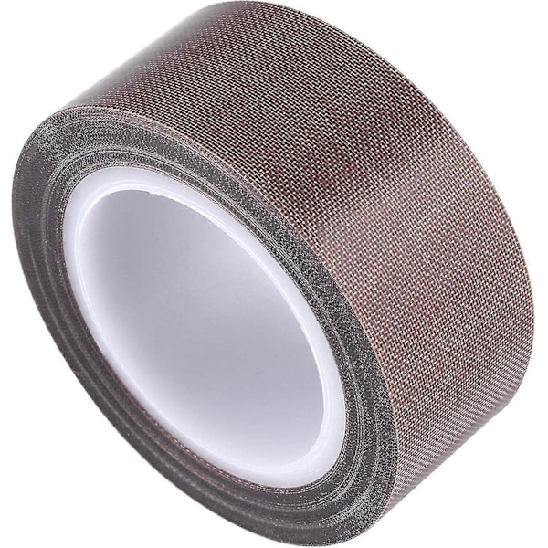 Teflonvävtejp, 9 meter PTFE-tejp för vakuumförpackningsmaskin, handhållna impulssvetsar, isolering PTFE-belagd glasfibertejp med lim 25mm