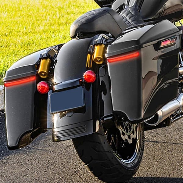 Motorcykel LED Sidetaske Bremselys Dynamisk Blinklys Til Touring Road Glide CVO 2014-2022