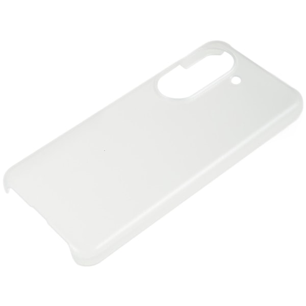 För Asus Zenfone 9 5G Glansigt Gummerat Mobilskal Vardagsfodral Hårt PC Stötsäkert Skyddande Telefonskal Transparent