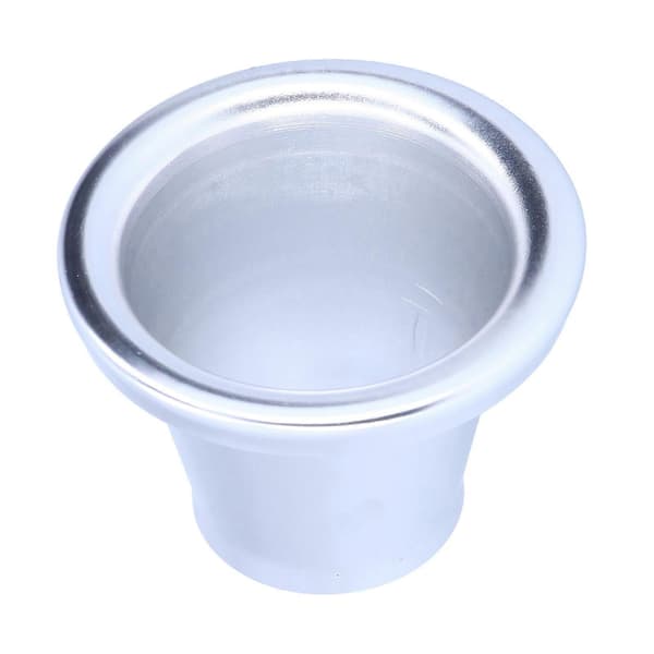 1.9in Luftinntak Turbo Horn Velocity Stack Adapter CNC Aluminium Bil Modifikasjonstilbehør Sølv