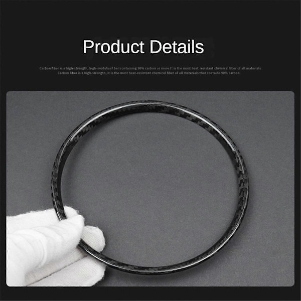 Ekte Hard Carbon Fiber Turteller Klistremerker for MINI ONE S JCW F54 F55 F56 F57 F60 Bilinteriørtilbehør