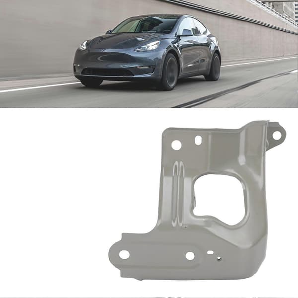 Front Mudguard Bracket Støtfangbeskyttelse Stabil Støtfanger Mudguard Bracket Støtte Erstatning for Tesla Model Y 2020 til 2023 Høyre (1504590?S0?A)