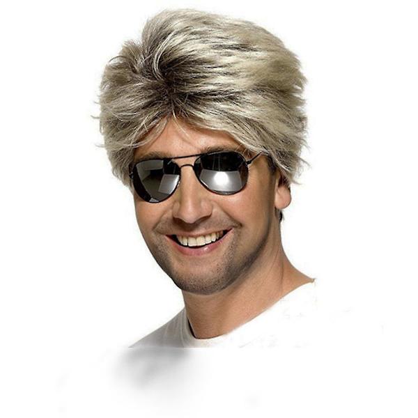 Snygg Herr Gradient Fluffig Kort Hår Peruk Cosplay Party Peruker