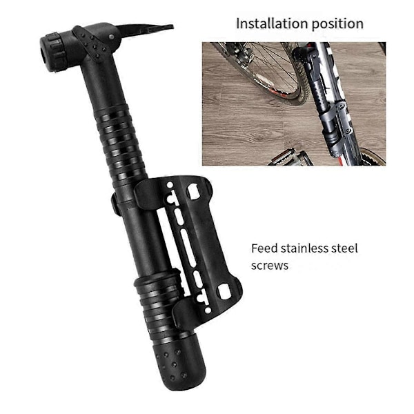 3 st Universal Cykelpump Mini Track Pump Fäste Cykelpump för Cykelpump Portabel Inflator för Badring Basketboll