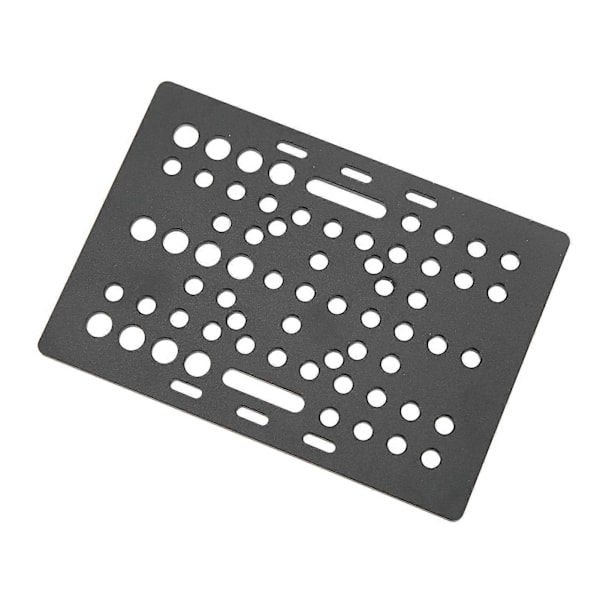 Gantryplatta Aluminium Höghållfast Gantrybräda Svart Anodiserad 3D-skrivare Linjär Universell Guide för Fräsmaskinsbräda