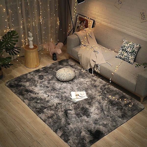 Tflycqsoft Modern Shaggy Matta 4x6.6 för Sovrum Vardagsrum Sovsal Barnrum Hem Dekorativ, Halksäker Plysch Fluffig Päls Area Mattor Bekväm Sjuksköterska