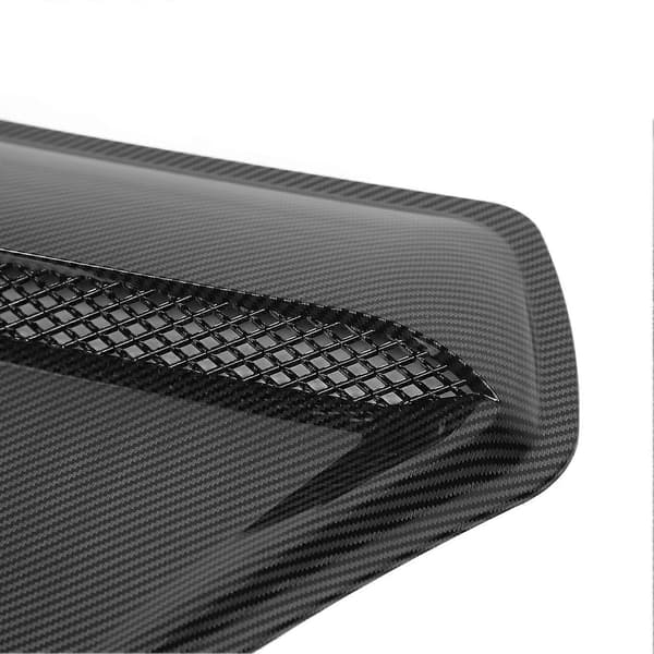 Bilpanser Luftventil Deksel Varmebestandig Panser Luftuttak Trim Erstatning for Mitsubishi Lancer Evolution X EVO 10 Karbonfiberstil