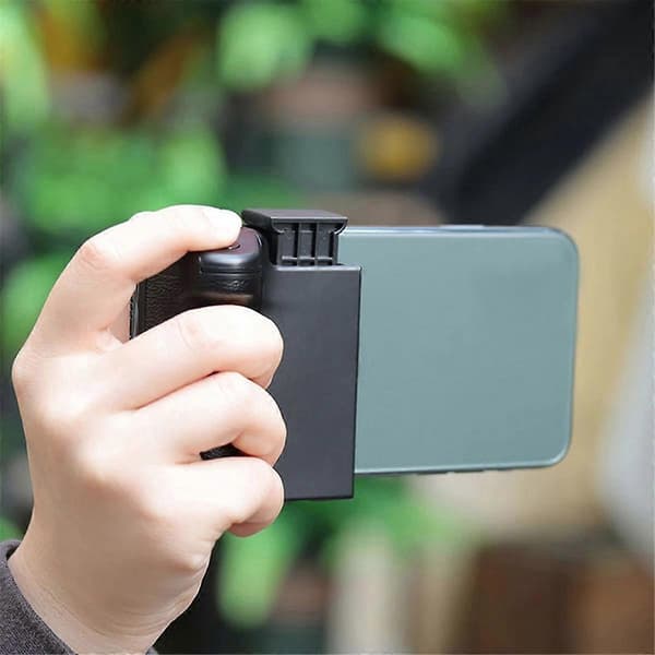 Smartphone Handhållet Selfie Booster Handgrepp Bluetooth Fjärrkontroll Telefonutlösare för Android-telefon
