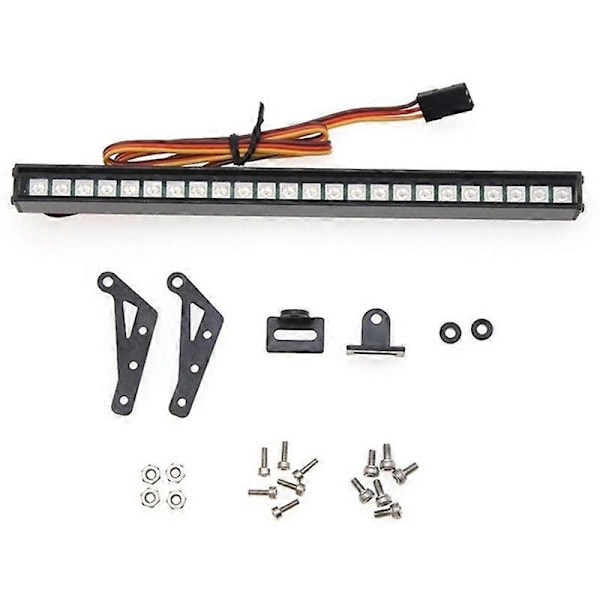 20 Moduser Flicker RC Bil Oppgraderingsdeler Farge LED Lys Bar Taklampe for 1/10 RC Crawler TRX4 Axial SCX10 D90