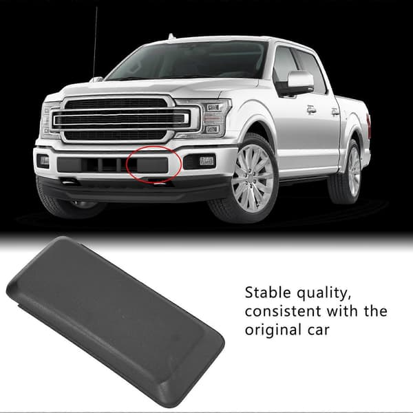 Frontfangerbeskyttelse Venstre Side Innleggshette Svart ABS Erstatning for F150 2018?2020