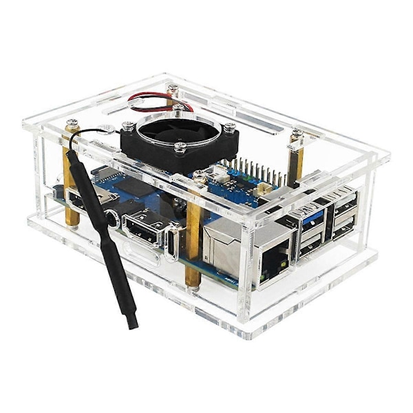Moderkortfodral Akryl Transparent Fodraldesign, Skyddar Moderkortet Från Fysisk Skada för OrangePi 5 Pro