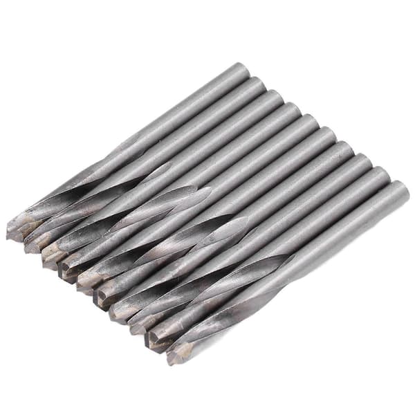 10 stk. rettskaftet spiralbor Wolframstål Gravering Fres CNC Router Bit 6mm