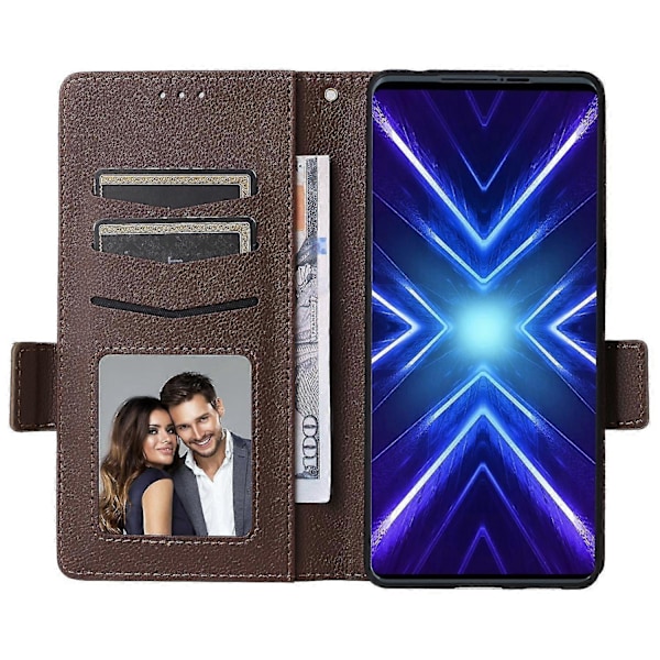 Telefondeksel for HTC U24 Pro 5G Lærdeksler Brown
