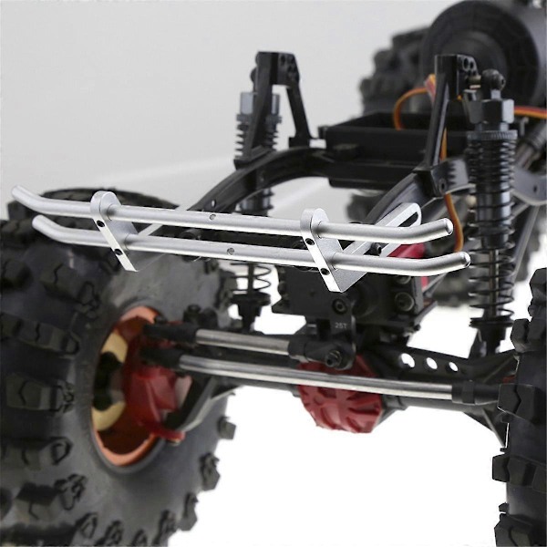 RC Stötfångare Metall Främre Bakre Stötfångare Kit för 1/10 RC Crawler Scx10 90046 Trx4 Axial Scx10 Iii AX103007, A