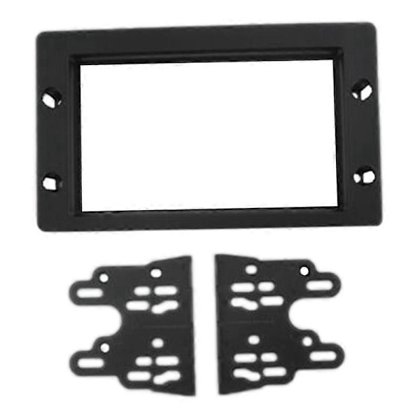 2 Din Bilradio Ramme Stereo Dashbord Ramme Ombyggingspanel Deksel Trim Kit for SAAB 9-5 2005-2011