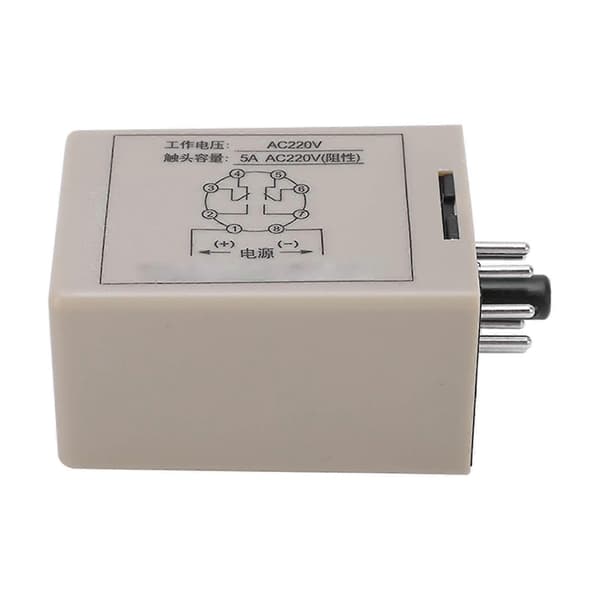 Blinkrelä Tidsfördröjningstimer 8 Stift 1S Oändlig Loop 5A AC 220V för Maskinkontroll