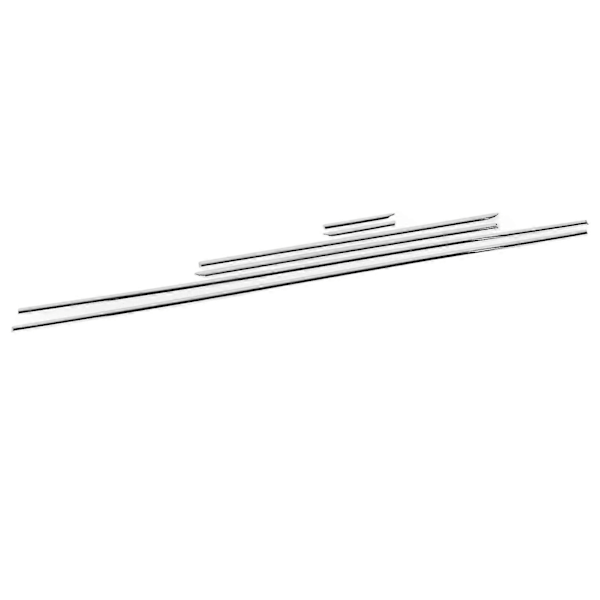 6 stk. Krom Karosseri Side Skjerm Dør List Trim Sett 204 690 3162 Erstatning for Benz C?Klasse W204 Sedan 2008 til 2014