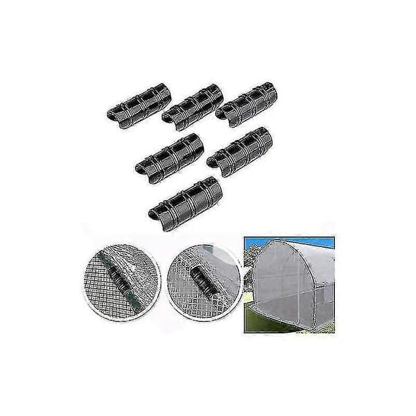Drivhusklips, 50 stk 32mm slangeklemmer for å feste deksler til hagedrivhus, filmer, planter