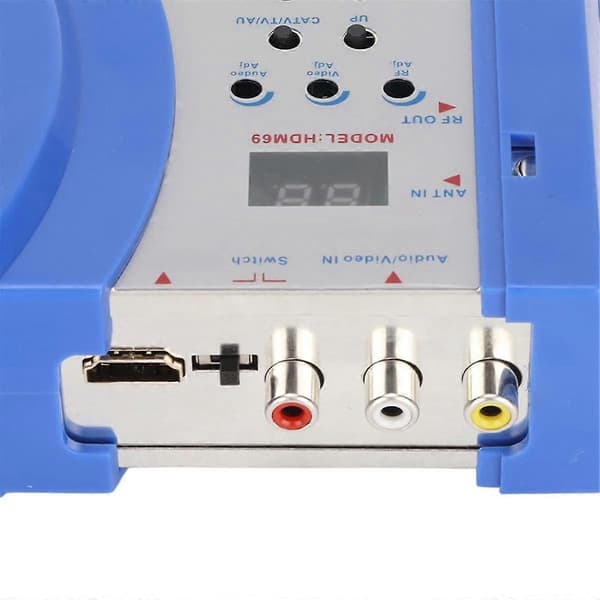HD Modulator Digital RF Modulator PAL NTSC Format Drive Free, -Kompatibel med RF Modulator AV til RF