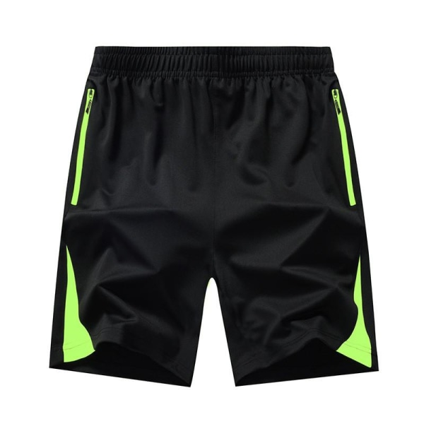 Plus Size Sportshorts Herrshorts Mesh Stretch Sommarbyxor Green 6XL