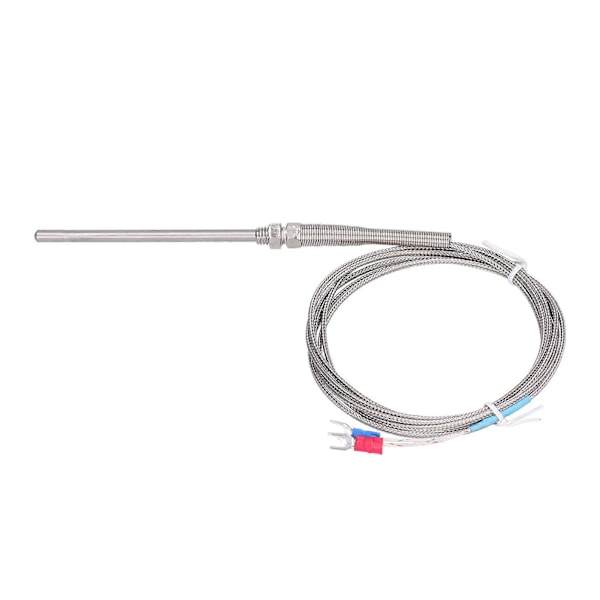 K Typ Temperatur Termoelement Temperatursensor Termisk Sond Rostfritt Stål 0~600 WRNT?187 Vanlig Typ 4 Meter
