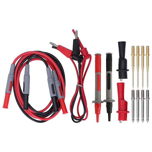 Multimeter Test Kit Tilslutningsledninger Testkroge Krokodilleklemmer Målertips Probesæt