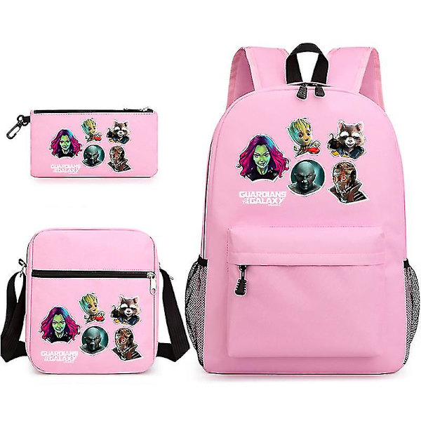 Guardians Of The Galaxy 3-pack Ryggsäckar Cartoon Barn Pojkar Flickor Skolväska Lättvikts Studenter Vattentät Kapacitet Mochilas style 17