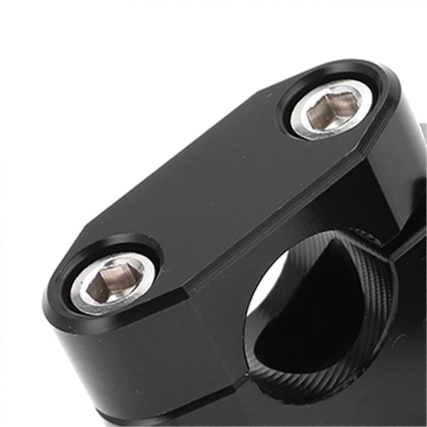 7/8in Styreforhøyere CNC Aluminium Legering Universelt Motorsykkel Modifikasjonstilbehør Svart