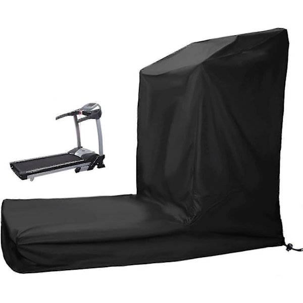 Foldbar løbebåndsdæksel med lynlås, støvtæt og vandtæt dæksel, velegnet 165*76*140CM