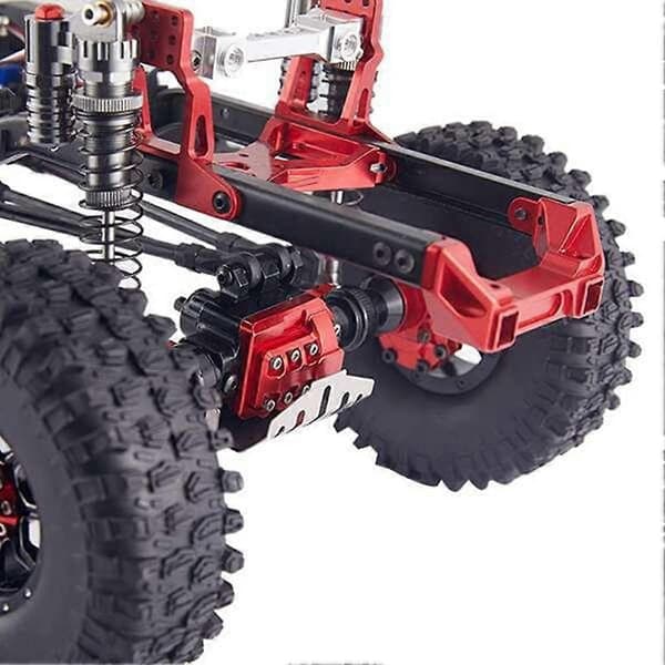 Metallskydd fram/bak för TRX4 -4 RC Crawler Bil Uppgraderingsdelar, Silver