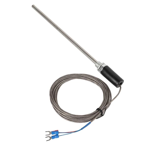 M12 Sond Termoelement PT100 Rostfritt Stål Temperatursensor Sond 200mm 0-400C4m