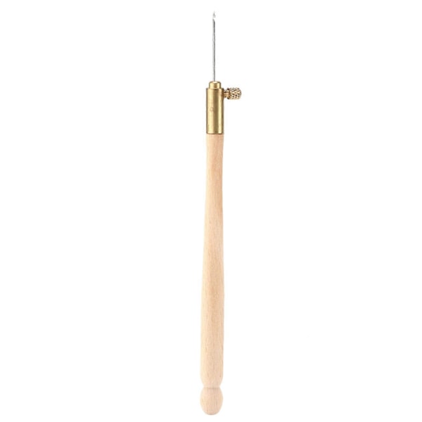 Tambour-virkkuukoukku, ergonomisesti muotoiltu liukumaton kahva, helppo käyttää ranskalaisessa kirjontavirkkauksessa 3 neulalla DIY-ompeluun