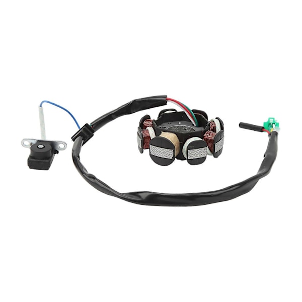 Magneto Stator 8 Spole 5 Trådar Högtemperatur Koppartråd Magneto Svänghjul Avdragare Passar För GY6 50CC 60CC 80CC 139QMB