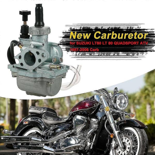 Ny karburator til SUZUKI LT80 LT 80 QUADSPORT ATV 1987-2006 Karburator