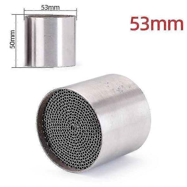 Motorcykelavgasrör 48mm 50mm 53mm Honeycomb Db Killer Minskar Ljud Högt Vridmoment Vid Låg Hastighet Gasreningsbehandling