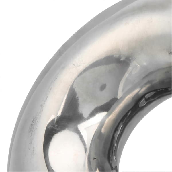 Bil Eksosrør Dornbøyd 2.5in/63.5mm 360 Grader Smultring Rustfritt Stål Polert Modifikasjon