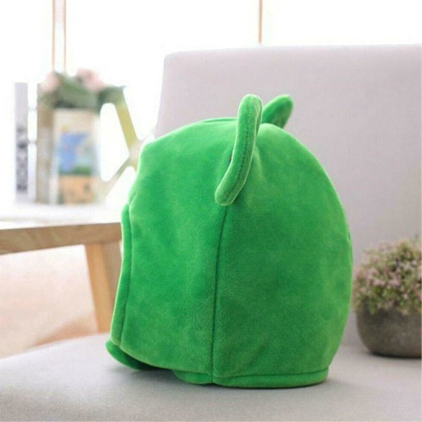 Bästsäljande Tecknad Rolig Bedårande Plysch - grodhatt Cosplay Kostym Utklädnadshatt
