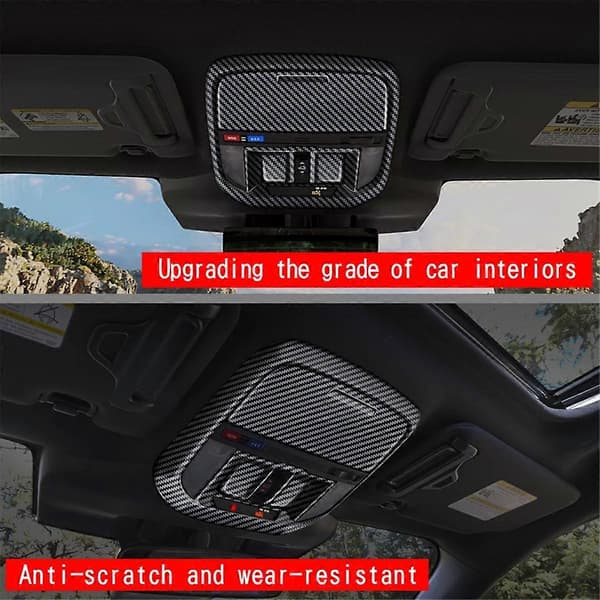 Bil Front Læselampe Ramme Brilleboks Trim Cover Sticker til Forester 2025 Interiør Tilbehør B