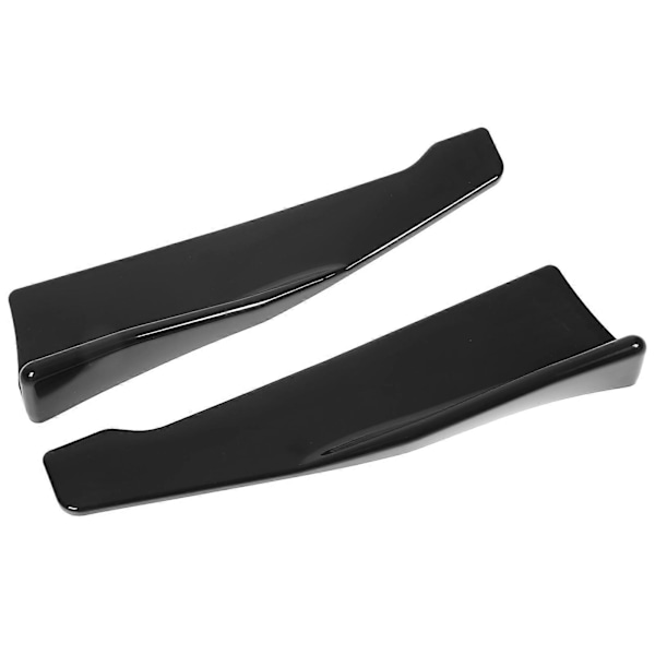 2 stk. 35 cm Bagkofanger Canard Læbe Splitter Venstre Højre Nedre Splitter Spoiler Body Kits Erstatning for Seat Leon A3 A4 A6 Blank Sort