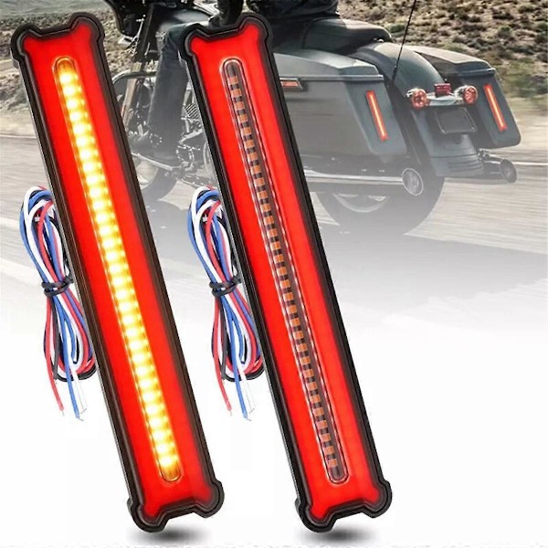 Suorakulmainen LED-takavalo jarruvalolla, takapuskurin virtaava suuntavilkku DRL lava-autoihin, puoliperävaunuihin ja matkailuautoihin