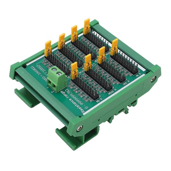 Modstandstavle 0 til 9999999.9 PCB Programmerbar SMD Modstandstavle med Terminaler 220V Med Føringsskinne